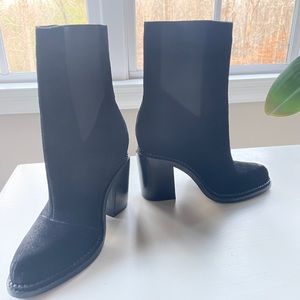 Theyskens’ Theory black booties